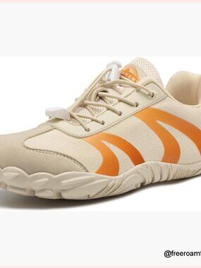 Zero Drop Barefoot Sneakers, Wide Toe Box, Non-Slip Trail Running Shoes